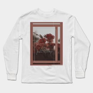 Aesthetic you matter forever and always beautiful female pink vintage retro flowers plants beauty Long Sleeve T-Shirt